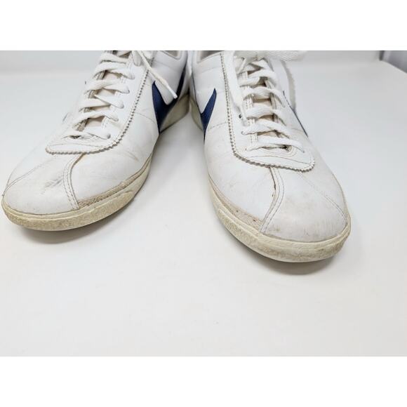 Vintage Nike Leather Bruin Leather White Blue Shoes Korea Men\'s Size 13 main image 13